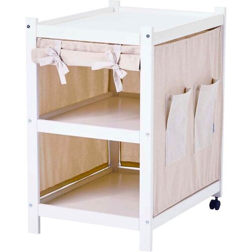 Wickelkommode HOPPEKIDS "IDA-MARIE" Wickelkommoden Gr. B/H/T: 73 cm x 84 cm x 56 cm, beige (weiß, sand) Baby Wickelkommoden und Wickelregale