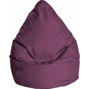 Sitzsack SITTING POINT "BRAVAL L" Sitzsäcke Gr. B/H/T: 70 cm x 120 cm x 70 cm, lila (aubergine) Baby Sitzsäcke