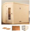 WEKA Sauna Turku Eck 2 Saunen beige (natur) Saunen