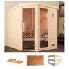 WEKA Sauna Turku Eck 1 Saunen beige (natur) Saunen