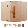 WEKA Sauna Varberg 3 Saunen beige (natur) Saunen