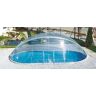 Poolverdeck KWAD "Cabrio Dome" Verdecke farblos (transparent) Poolplanen