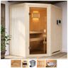 WELLTIME Sauna "Fedder" Saunen beige (naturbelassen) Saunen