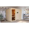 KARIBU Sauna "Nylo (Fronteinstieg)" Saunen beige (naturbelassen) Saunen