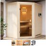 WELLTIME Sauna "Fedder" Saunen beige (naturbelassen) Saunen