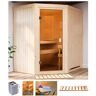 WELLTIME Sauna "Fedder" Saunen beige (naturbelassen) Saunen