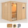 KARIBU Sauna "Gitte" Saunen beige (naturbelassen) Saunen