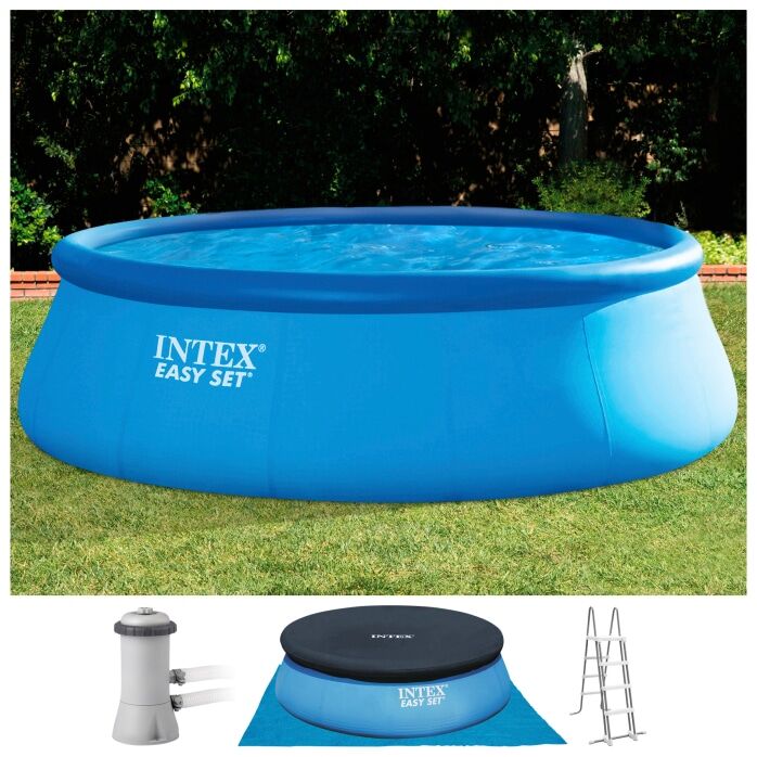 Intex Quick-Up Pool INTEX "Easy Set" Schwimmbecken Gr. Ø/B/H/L: 457 cm x Breite x Höhe 107 cm x Länge, 14100 l, blau Quick-Up-Pools ØxH: 457x107 cm