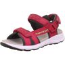 Sandale SUPERFIT "CRISS CROSS WMS: Mittel" Gr. 31, rot (rot, grau) Kinder Schuhe Sommerschuh, Klettschuh, Freizeitsandale, mit Klettriemchen