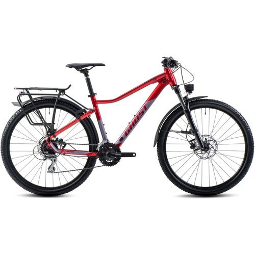 Ghost Trekkingrad GHOST „Lanao EQ 27.5 AL“ Fahrräder Gr. 36 cm, 27,5 Zoll (69,85 cm), rot Trekkingräder