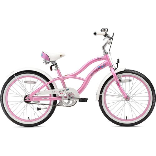 Bikestar Jugendfahrrad BIKESTAR Fahrräder Gr. 29 cm, 20 Zoll (50,80 cm), rosa Kinder Damenfahrräder Fahrrad
