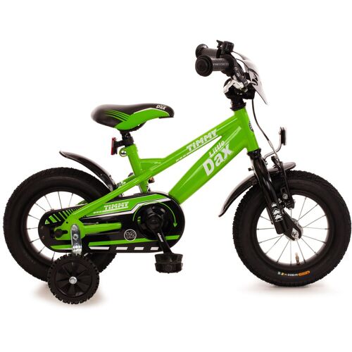 Bachtenkirch Kinderfahrrad BACHTENKIRCH „Kinderfahrrad – „Little-Dax TIMMY“, grün/schwarz“ Fahrräder Gr. 21 cm, 12,5 Zoll (31,75 cm), grün Kinder Kinderfahrräder