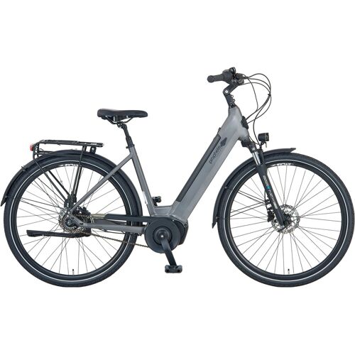 E-Bike PROPHETE "Prophete Geniesser 3.0" E-Bikes Gr. 48 cm, 28 Zoll (71,12 cm), grau E-Bikes