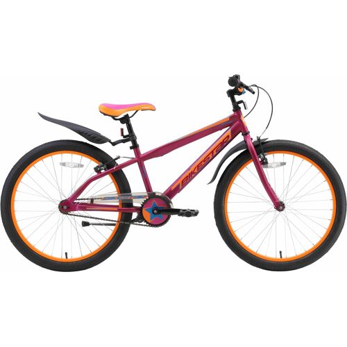 Bikestar Kinderfahrrad, 1 Gang 32 cm, 24 Zoll (60,96 cm) lila Kinder Kinderfahrrad Kinderfahrräder Fahrräder Zubehör