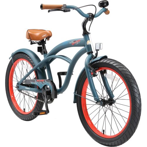 Bikestar Jugendfahrrad BIKESTAR Fahrräder 29 cm, 20 Zoll (50,80 cm), blau Kinder Fahrräder Zubehör Fahrrad