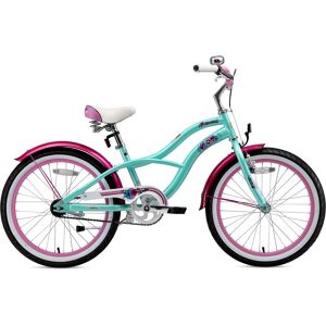 Jugendfahrrad BIKESTAR Fahrräder Gr. 29 cm, 20 Zoll (50,80 cm), blau (türkis) Kinder Bestseller Fahrräder