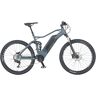 E-Bike PROPHETE "DICE 4.0" E-Bikes Gr. 48 cm, 27,5 Zoll (69,85 cm), grau (schwarz) E-Bikes