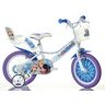 Kinderfahrrad DINO "Snow Queen Eiskönigin" Fahrräder Gr. 30 cm, 16 Zoll (40,64 cm), weiß Kinder Kinderfahrräder