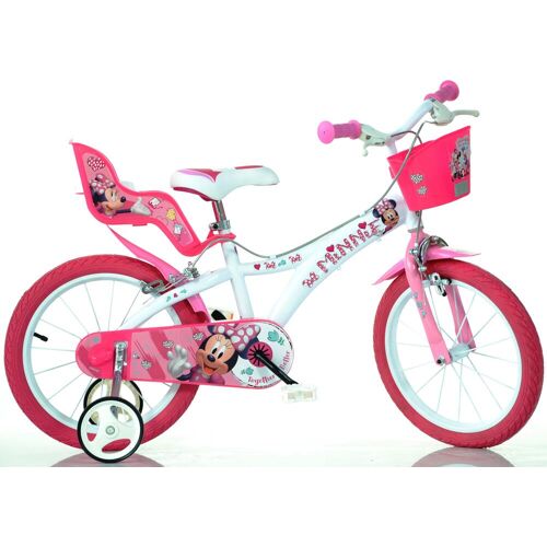 Dino Kinderfahrrad DINO "Minnie" Fahrräder 32 cm, 16 Zoll (40,64 cm), pink Kinder Kinderfahrzeuge Fahrrad