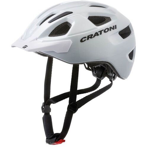 Cratoni Fahrradhelm CRATONI „City-Fahrradhelm C-SWIFT“ Helme Gr. 53/59 Kopfumfang: 53 cm – 59 cm, weiß (weiß glanz) Fahrradhelme für Erwachsene