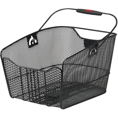 Klickfix Fahrradkorb KLICKFIX „Hinterradkorb City Max Racktime“ Taschen Gr. B/H/T: 30 cm x 24,5 cm x 41 cm, schwarz Fahrradtaschen