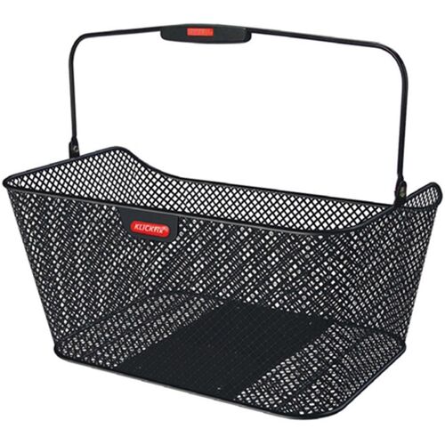 Klickfix Fahrradkorb KLICKFIX „Hinterradkorb City Racktime“ Taschen Gr. B/H/T: 40 cm x 20 cm x 20 cm, schwarz Fahrradtaschen