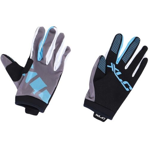 Xlc Fahrradhandschuhe XLC „Langfingerhandschuh MTB CG-L14“ Handschuhe Gr. M, grau (grau, blau) Fahrradhandschuhe