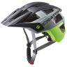 Mountainbikehelm CRATONI "MTB-Fahrradhelm AllSet" Helme Gr. 54/58 Kopfumfang: 54 cm - 58 cm, schwarz (schwarz, grau, grün) Fahrradhelme für Erwachsene