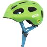 Fahrradhelm ABUS "YOUN-I MIPS" Helme Gr. S Kopfumfang: 48 cm - 54 cm, grün (sparkling green) Fahrradhelme für Erwachsene