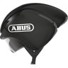 Rennradhelm ABUS "GAMECHANGER TT" Helme Gr. M Kopfumfang: 54 cm - 58 cm, schwarz (shiny black) Fahrradhelme