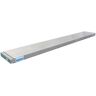 KRAUSE Teleskop-Bohle "Teleboard" Gerüststege Gr. Länge: 175 cm - 350 cm, grau (aluminiumfarben) Leitern