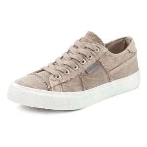 Elbsand Sneaker ELBSAND Gr. 37, beige (sand) Damen Schuhe Schnürhalbschuh aus Textil im modischen Used-Look VEGAN