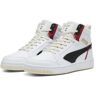 Sneaker PUMA "Rebound v6 Dragon Year Sneakers Erwachsene" Gr. 42, schwarz-weiß (white black club red sugared almond) Schuhe Puma