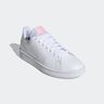 Sneaker ADIDAS SPORTSWEAR "ADVANTAGE" Gr. 41, weiß (cloud white, cloud clear pink) Schuhe Sneaker