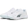 Sneaker PUMA "Solarstrike II Hallen-Sportschuhe Herren" Gr. 42.5, blau (white shadow gray nitro blue) Schuhe Schnürhalbschuhe