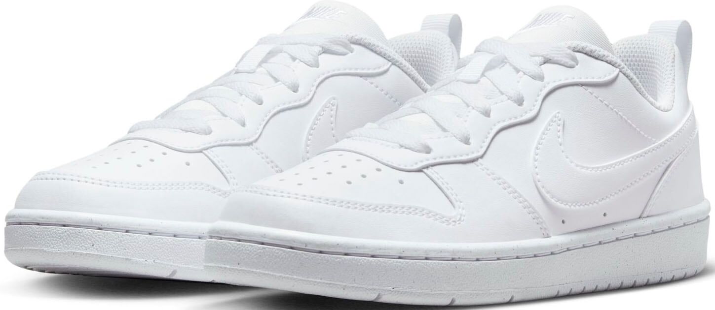 Sneaker NIKE SPORTSWEAR "COURT BOROUGH LOW RECRAFT (GS)" Gr. 39, weiß (white, white) Schuhe Basketballschuhe