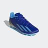 Fußballschuh ADIDAS PERFORMANCE "X CRAZYFAST MESSI CLUB FXG" Gr. 35, blau (lucid blue, blue burst, cloud white) Schuhe Fußballschuhe