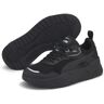 Sneaker PUMA "Schuhe Jugendliche" Gr. 37.5, schwarz (black silver metallic) Kinder Schuhe