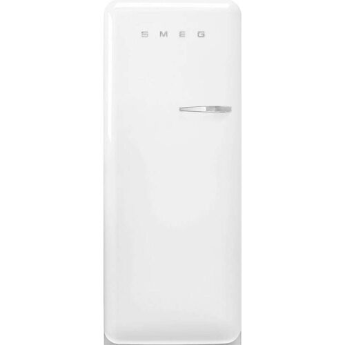 Smeg D (A bis G) SMEG Kühlschrank "FAB28_5" Kühlschränke Linksanschlag, weiß Retrokühlschränke