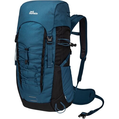 Wanderrucksack JACK WOLFSKIN "PEAK HIKER" Rucksäcke blau (dark, sea) Wanderrucksäcke