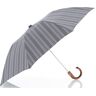 Taschenregenschirm DOPPLER MANUFAKTUR "Rancher Orion, karo grau" grau Regenschirme Taschenschirme
