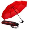 Taschenregenschirm EUROSCHIRM "light trek" rot Regenschirme Taschenschirm Taschenschirme mit integriertem Kompass