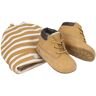 Babystiefel TIMBERLAND "Crib Bootie with Hat Set" Gr. 18,5, gelb (wheat) Kinder Schuhe Stiefel Boots Geschenkset Babys