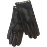 Lederhandschuhe J.JAYZ Gr. 7,5, schwarz Damen Handschuhe Fingerhandschuhe