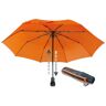 Taschenregenschirm EUROSCHIRM "light trek" orange Regenschirme Taschenschirme Automatik, mit integriertem Kompass