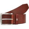 Ledergürtel TOMMY HILFIGER "New Denton 4 cm" Gr. 80, braun (cognac) Damen Gürtel Anzuggürtel