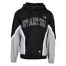 Sweatshirt STARTER BLACK LABEL "Starter Black Label Herren Starter Throwback Hoody" Gr. XL, schwarz (black, heathergrey) Herren Sweatshirts Hoodie Sweatshirt