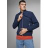 Bomberjacke JACK & JONES "JJERUSH" Gr. L (50), blau (navy) Herren Jacken Übergangsjacken