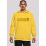 Kapuzenpullover F4NT4STIC "DATASOFT Logo gelb Retro Videospiel Gaming SEVENSQUARED" Gr. XXL, gelb (ta x i yellow) Herren Pullover Kapuzenpullover