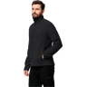 Fleecejacke JACK WOLFSKIN "TAUNUS FZ M" Gr. L, schwarz (black) Herren Jacken Outdoorjacken leichter, dehnbarer, atmungsaktiver Midlayer